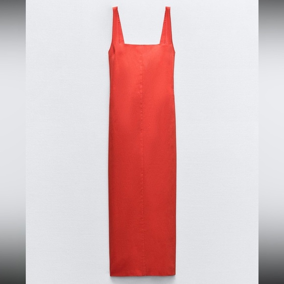 NWT Zara open back midi dress - Picture 5 of 7
